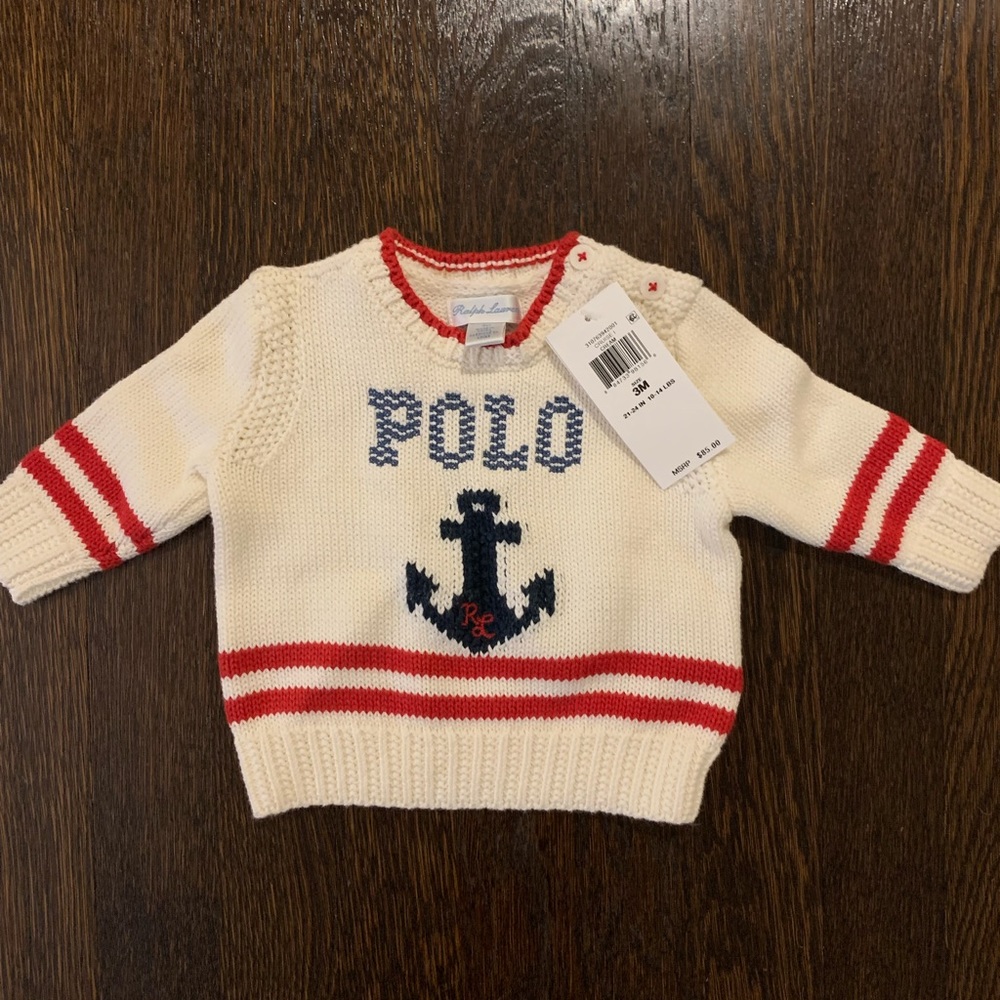 Polo Ralph Lauren Nautical Baby Sweater (3 months)
